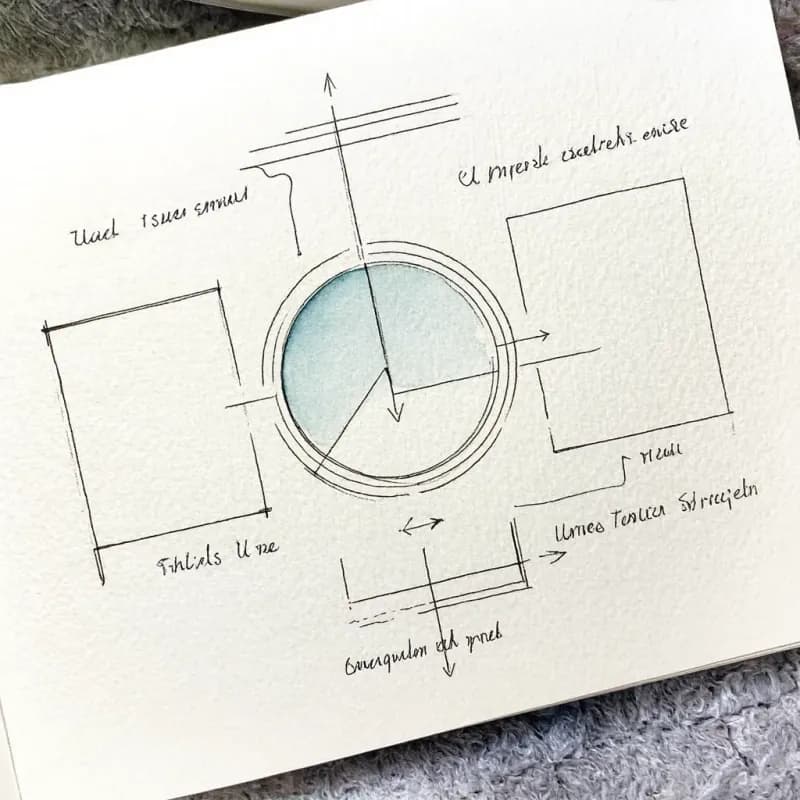 Level 0 context diagram: single large process circle surrounded by three external entity squares
