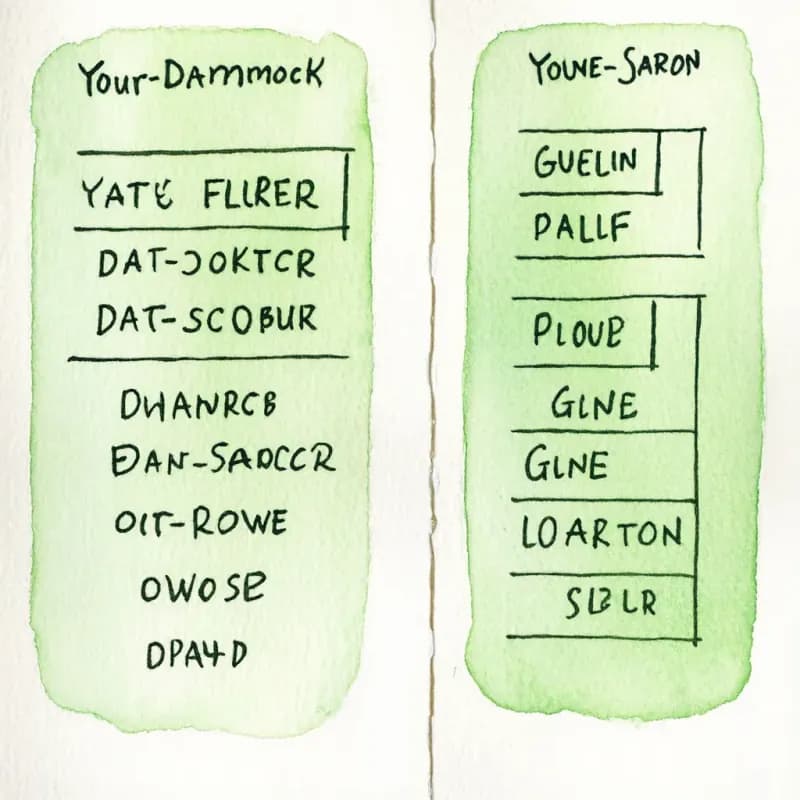 Yourdon-DeMarco DFD on left and Gane-Sarson DFD on right side by side