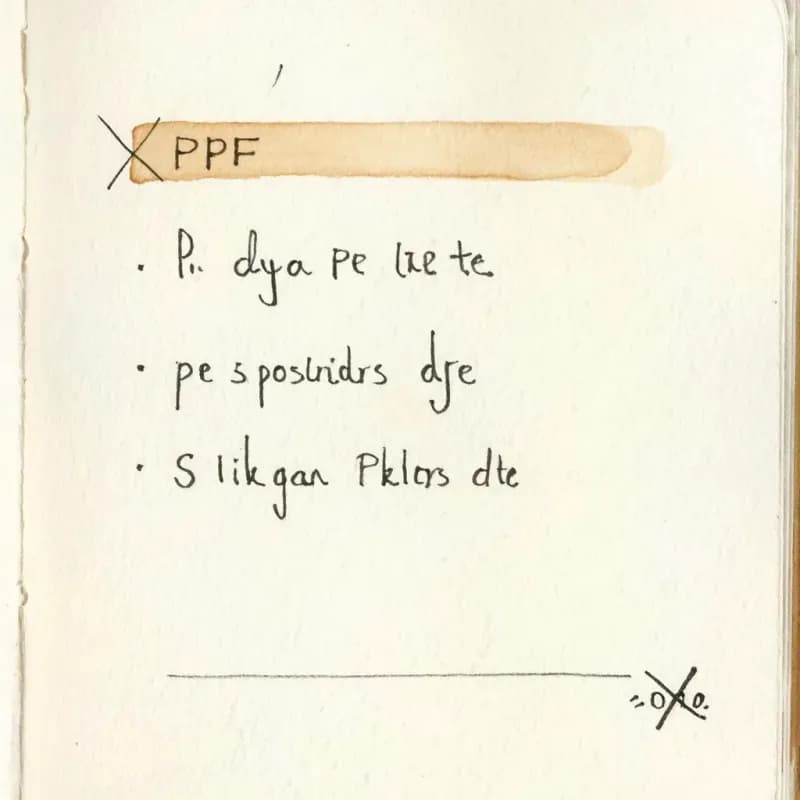 PDF page with strikethrough header strip and footer page-number, content area preserved