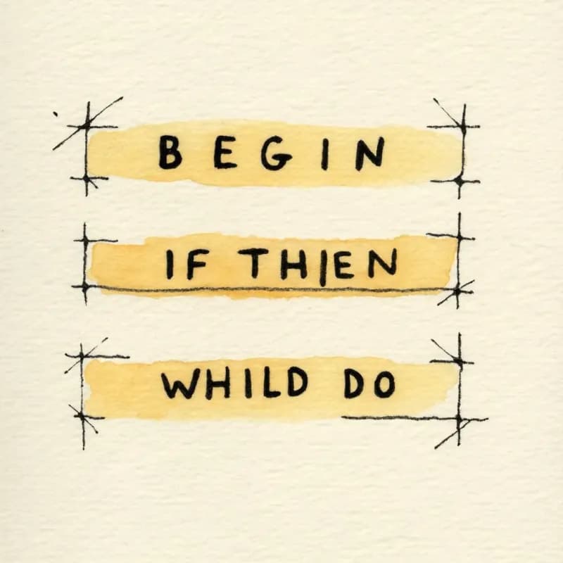 Three stacked pseudocode style fragments: BEGIN, IF / THEN, WHILE / DO